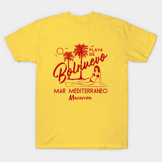 Playa de Bolnuevo T-Shirt by mazarronsouvenirs